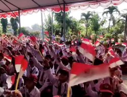 Jelang HUT RI ke-80: Santri SD Plus 2 Al-Muhajirin Purwakarta Tebar Semangat Merah Putih