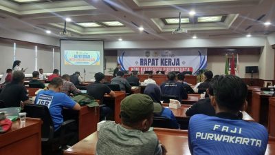 Dihadiri Seluruh Pengcab Cabor, KONI Purwakarta Gelar Raker 2025
