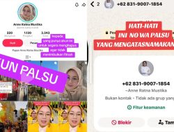 Akun Tiktok dan WhatsApp Anne Ratna Mustika Dipalsukan