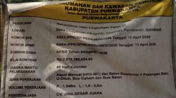 Jalan Lingkungan Rp2,9 Miliar, Uang Rakyat Jadi Bancakan?