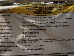 Jalan Lingkungan Rp2,9 Miliar, Uang Rakyat Jadi Bancakan?