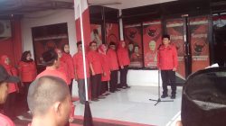 DPC PDI Perjuangan Purwakarta Laksanakan Upacara Disekretariat